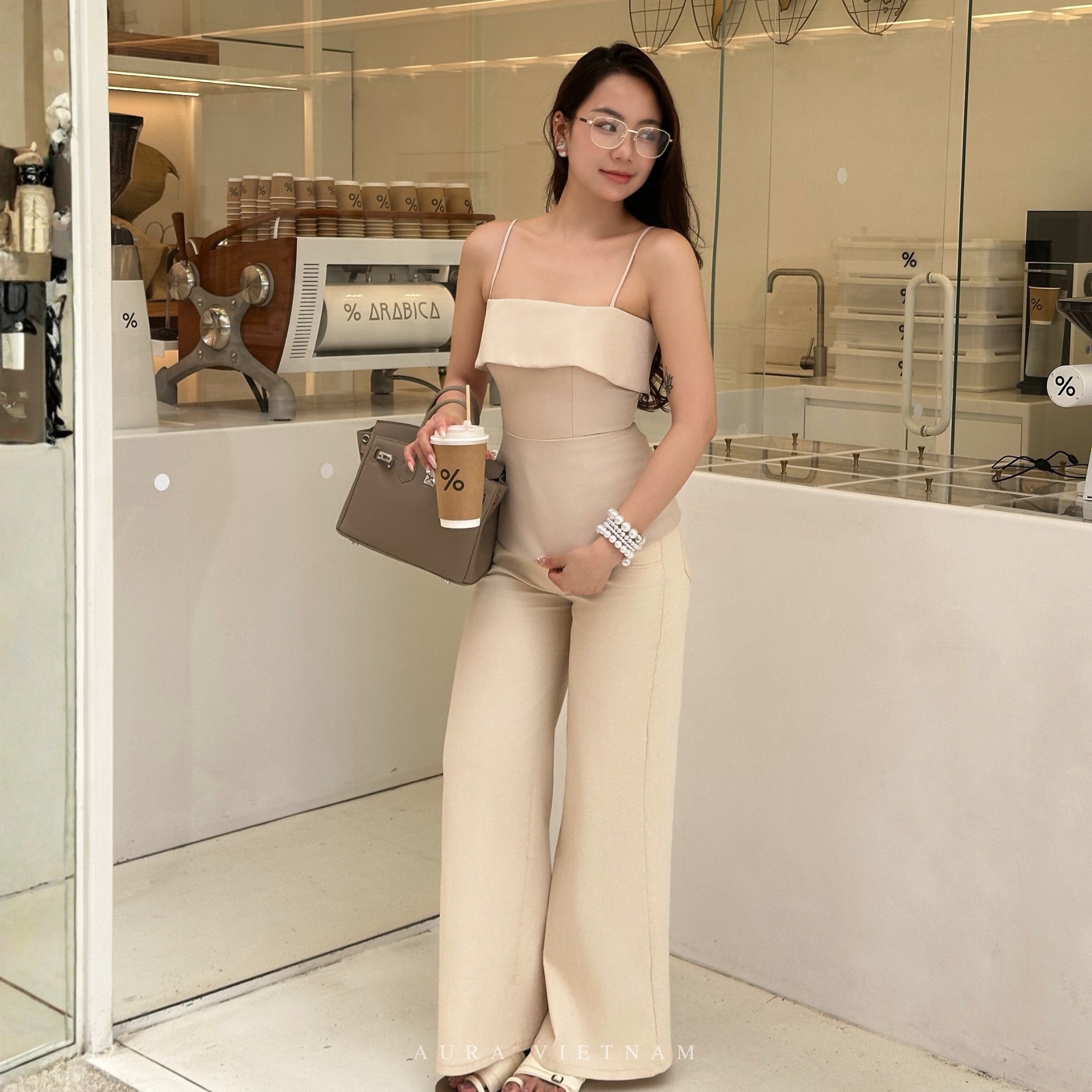 Áo Cúp Ngực - Chất Carolan Cao Cấp, Form Corset - AURA Vietnam - Ảnh 4