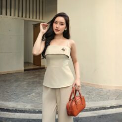 Áo Cúp Ngực - May Kĩ 2 Lớp, Chất Carolan Cao Cấp,  Form Corset - AURA Vietnam