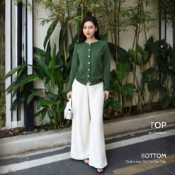 Áo Cardigan Dài Tay Chất Ticken Len